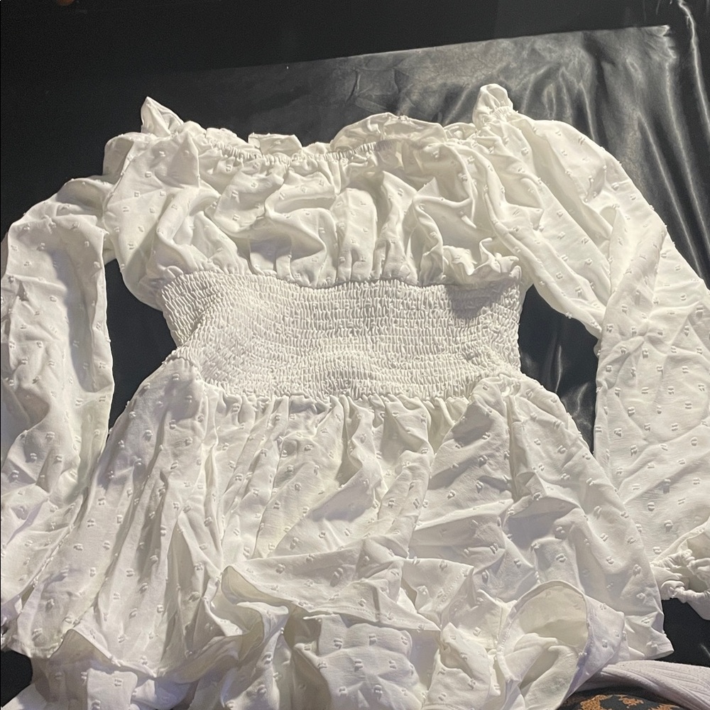Amazon Women's Long Sleeve White Dress